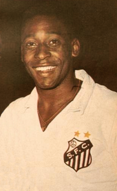 A young Pele would go on to rule world football.